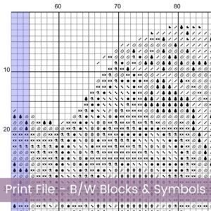 Afghan Hound Cross Stitch Pattern