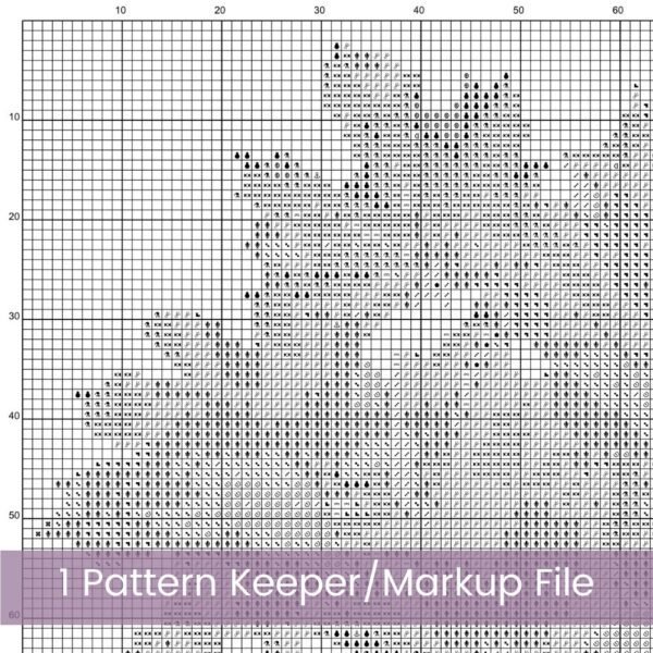 Autumn Heart Cross Stitch Pattern