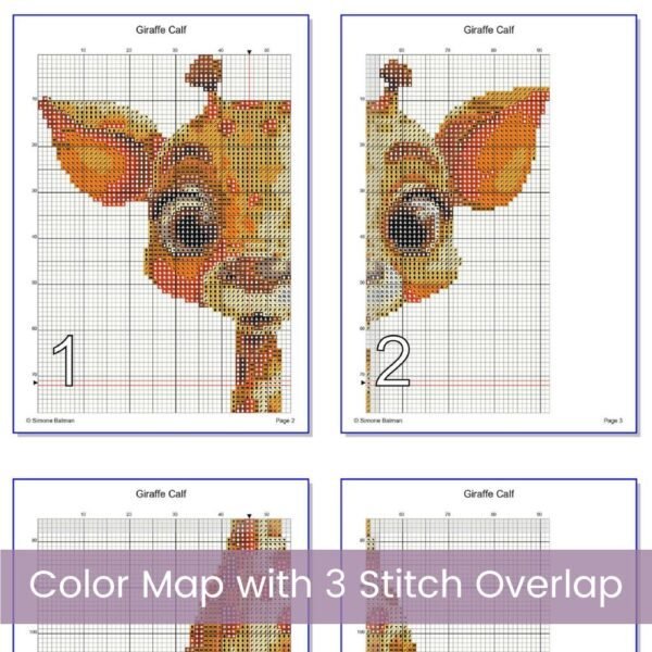 Baby Giraffe Cross Stitch Pattern