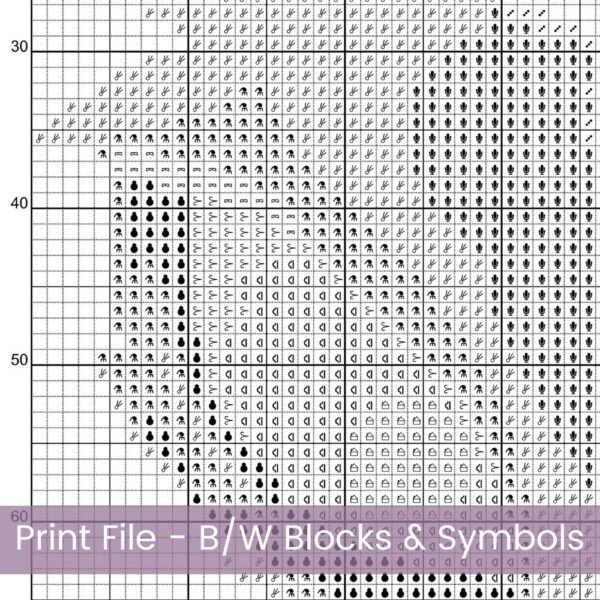 Baby Kitten Cross Stitch Pattern