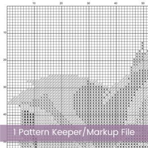 Baby Kitten Cross Stitch Pattern
