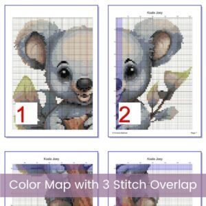 Baby Koala Cross Stitch Pattern