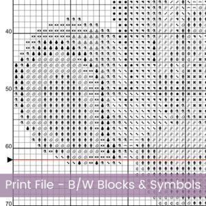 Baby Monkey Cross Stitch Pattern