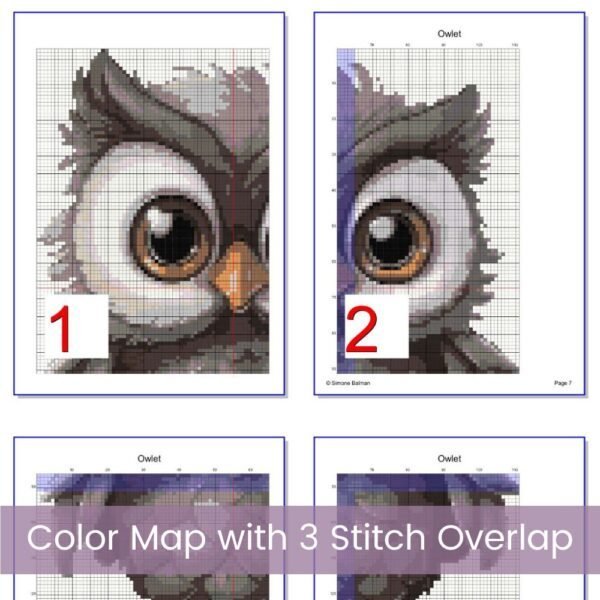 Baby Owl Cross Stitch Pattern