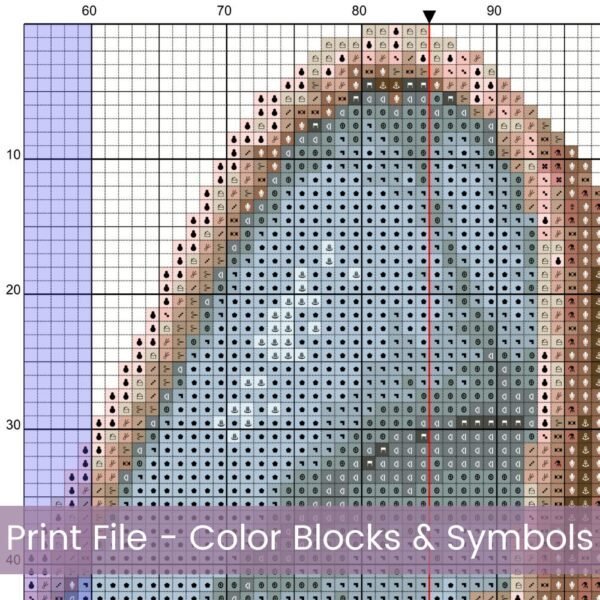 Ballet Slippers Cross Stitch Pattern