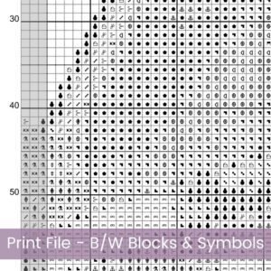 Ballet Slippers Cross Stitch Pattern