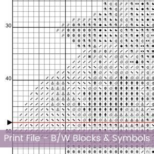 Berry Cupcake Cross Stitch Pattern
