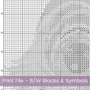 Baby Blue Bird Chick Cross Stitch Pattern
