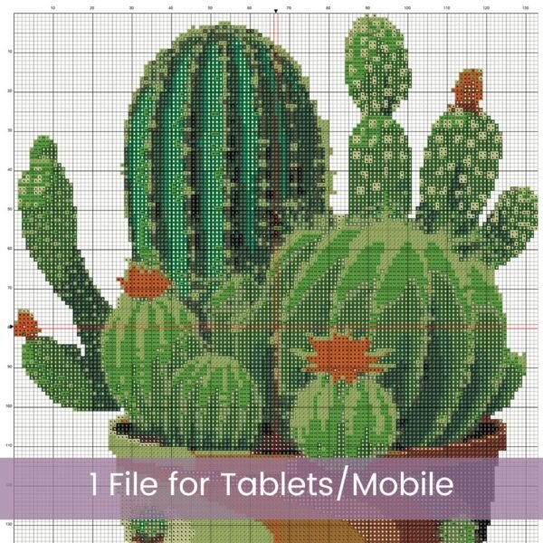 Cactus Cross Stitch Pattern