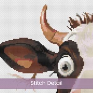 Funny Cow Cross Stitch Pattern