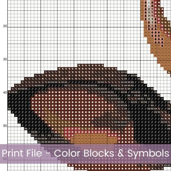 Funny Cow Cross Stitch Pattern