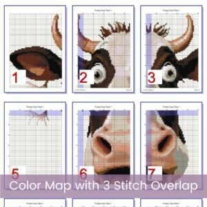 Funny Cow Cross Stitch Pattern