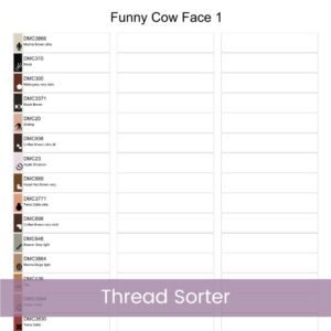 Funny Cow Cross Stitch Pattern