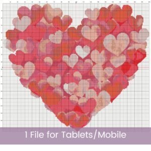 Hearts Heart Cross Stitch Pattern
