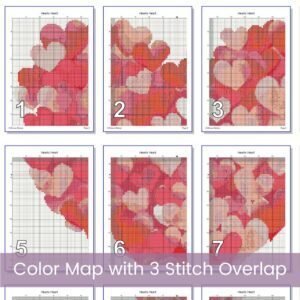 Hearts Heart Cross Stitch Pattern