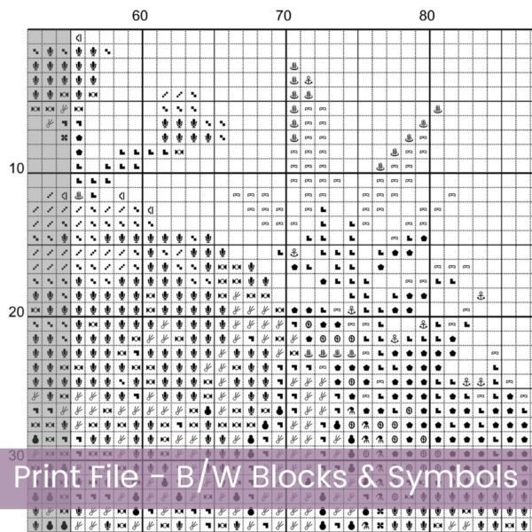 Marigold Heart Counted Cross Stitch PDF Pattern, October Flower Birth Month Heart Cross Stitch Pattern, Flowers Pattern, Instant Download