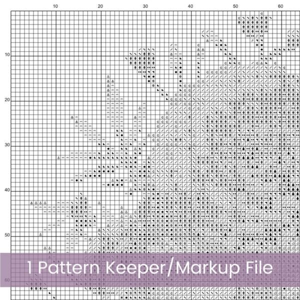 Marigold Heart Counted Cross Stitch PDF Pattern, October Flower Birth Month Heart Cross Stitch Pattern, Flowers Pattern, Instant Download