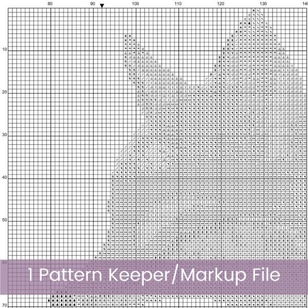 Nordic Fox Cross Stitch Pattern