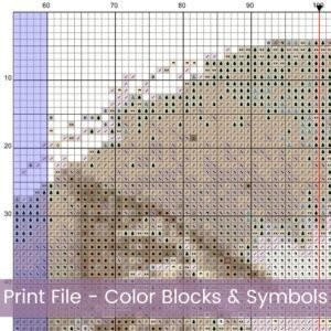 Ragdoll Kitten Cross Stitch Pattern