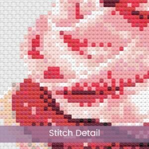Red Velvet Cupcake Cross Stitch Pattern, Sweet Treat Embroidery Art Digital Cupcake Pattern Kitchen Decor Stitch PDF Baking Decor Gift Idea