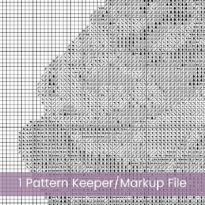 Red Velvet Cupcake Cross Stitch Pattern, Sweet Treat Embroidery Art Digital Cupcake Pattern Kitchen Decor Stitch PDF Baking Decor Gift Idea