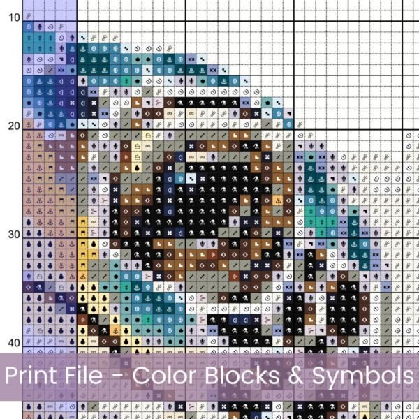 Sea Turtle Cross Stitch Pattern, Ocean Marine Life Beach Watercolor Embroidery, Handmade Coastal Ocean Art Cross Stitch, Nautical Decor Gift