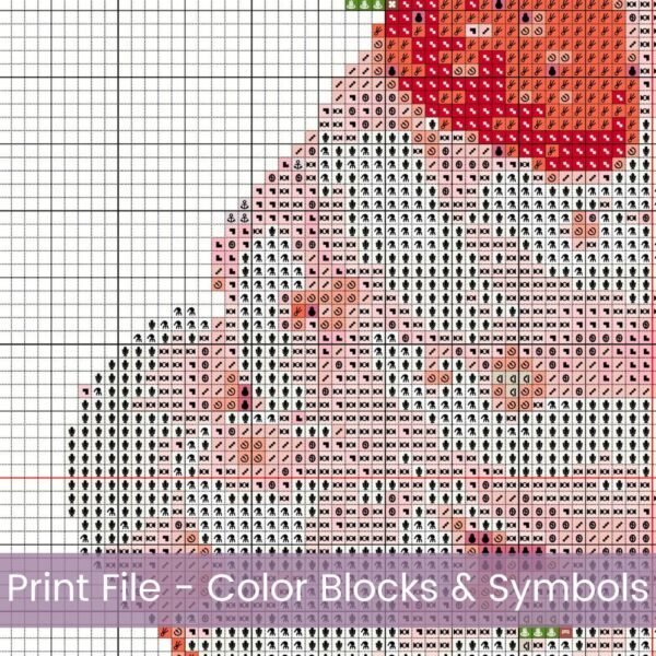 Strawberry Cupcake Cross Stitch Pattern, Sweet Dessert Embroidery, Baking Embroidery, Sweet Stitch Art, Kitchen Decor Craft, Cupcake Pattern