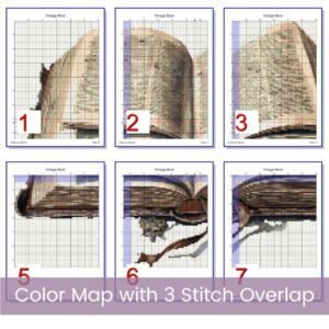 Vintage Book Cross Stitch Pattern is a perfect project or gift for a reading enthusiast or just if you love vintage books.