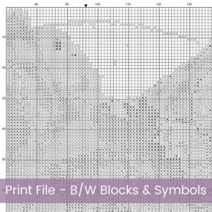 Wolf Cross Stitch Pattern, Handmade Nature-Inspired Arctic Grey Wolf Wildlife Embroidery Decor Art Pattern, Animal Portrait Stitching Gift