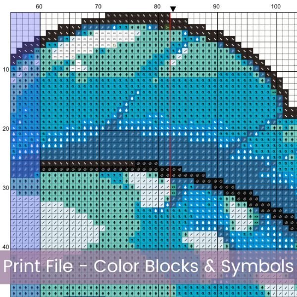 Baby Fish Cross Stitch Pattern