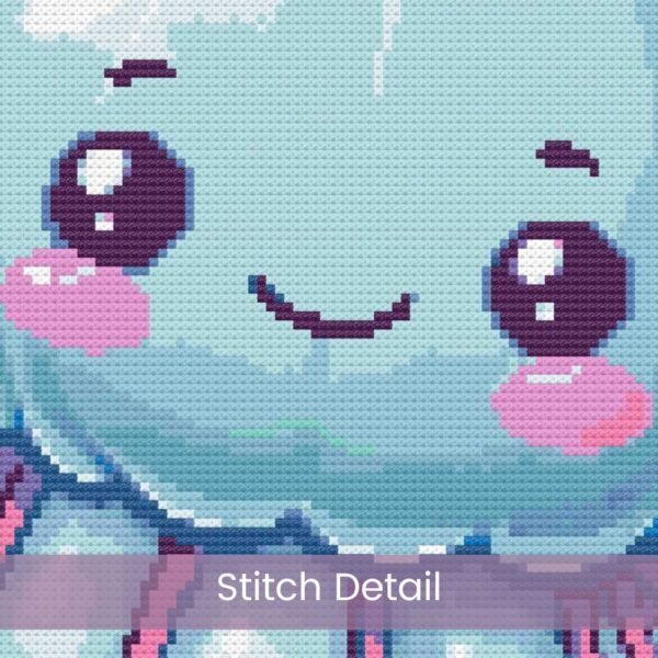 Baby Jellyfish Cross Stitch Pattern