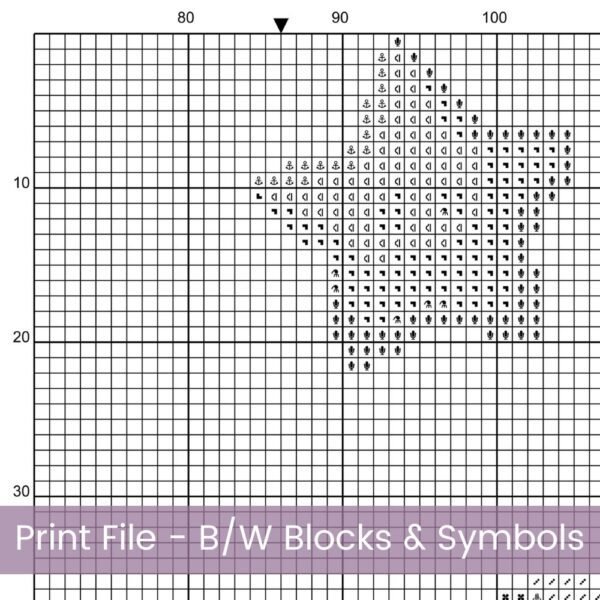 Baby Crab Cross Stitch Pattern