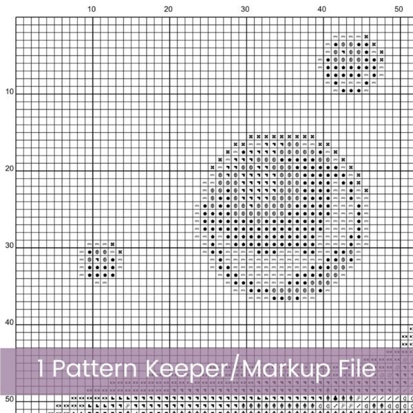Baby Starfish Cross Stitch Pattern