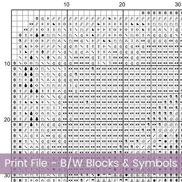 English Bulldog Cross Stitch Pattern