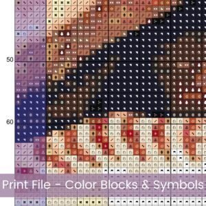 Baseball and Glove Cross Stitch Pattern