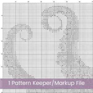 Octopus Counted Cross Stitch Pattern, Minimalist Neutral Nautical Boho Ocean Animal Home Decor Embroidery DIY Coastal Sea Life Pattern Gift