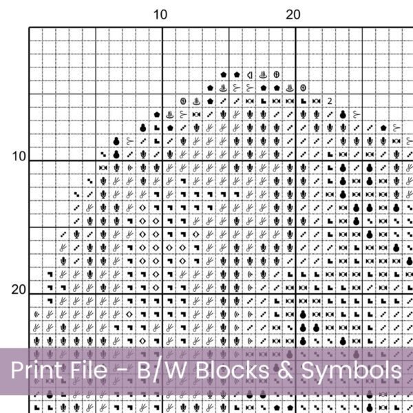 Boston Terrier Cross Stitch Pattern