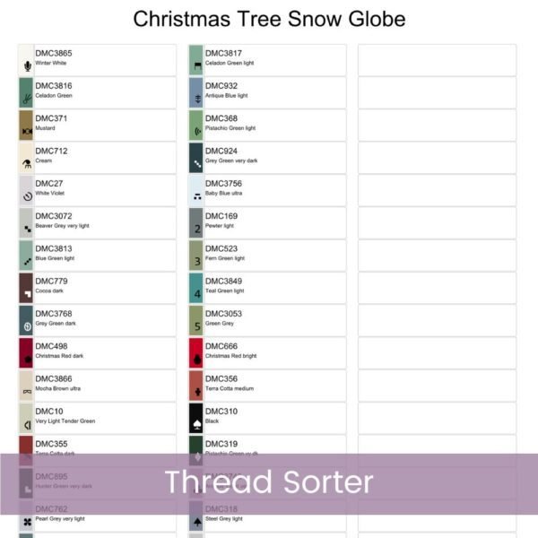 Snow Globe Christmas Tree Cross Stitch Pattern, Holiday Tree Cross Stitch Pattern, Christmas Snow Globe PDF Stitch Pattern, Instant Download