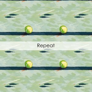 Tennis Court Oil Paint Seamless Pattern, Printable Seamless Digital Pattern 12x12in, Commercial Use, Sublimation, Card Making, Crafting