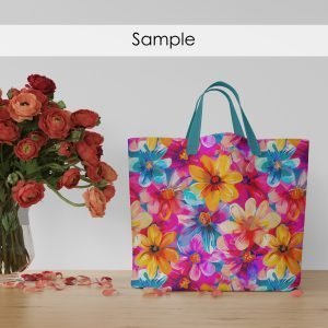 Hippie Boho Flowers Seamless Pattern
