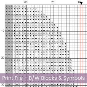 Floral Flip Flops Cross Stitch Pattern