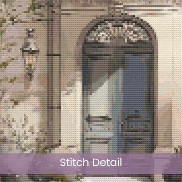 Paris House Cross Stitch Pattern Elegant Watercolor Vintage European French Parisian Home Travel Lovers Embroidery Architecture Decor Art