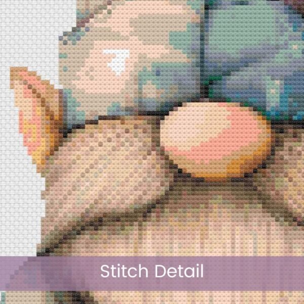 Patchwork Gnome Cross Stitch Pattern, Country Patchwork PDF Cross Stitch Pattern Instant Download, Pattern Keeper, Markup & iBook files incl