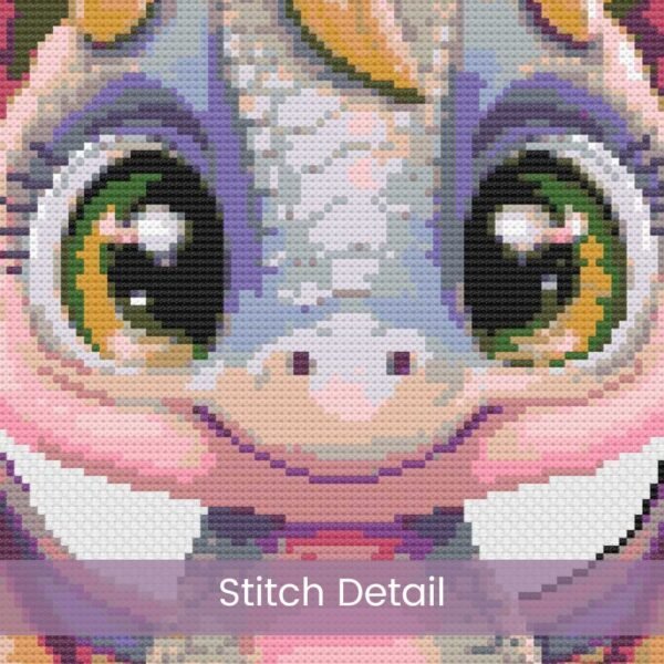 Baby Dragon Cross Stitch Pattern