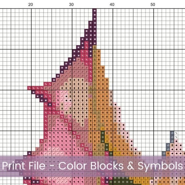 Baby Dragon Cross Stitch Pattern