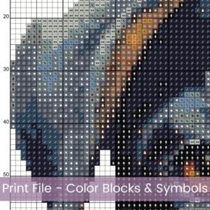 Rottweiler Dog Cross Stitch Pattern Realistic DIY Pet Portrait Dog Embroidery Keepsake Rottweiler Lover Pet Memorial Gift Handmade Dog Decor