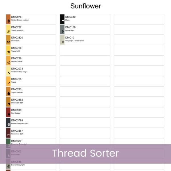 Sunflower Cross Stitch Pattern, Floral Botanical Summer Embroidery Decor, Modern DIY Nature stitch, Digital Cross Stitch, Floral Needlework