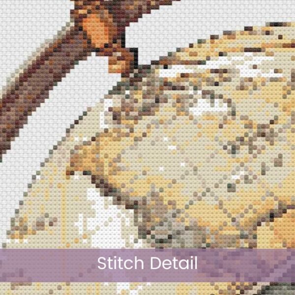 Vintage World Globe Cross Stitch Pattern / Old World Rotating Map PDF Cross Stitch Pattern Download / Pattern Keeper & iBook files included