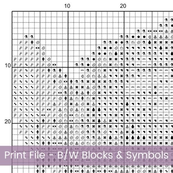 Baby Pony Cross Stitch Pattern