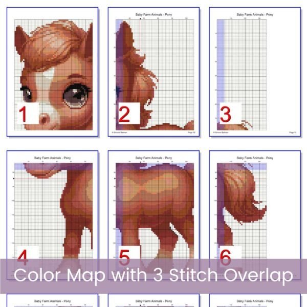 Baby Pony Cross Stitch Pattern